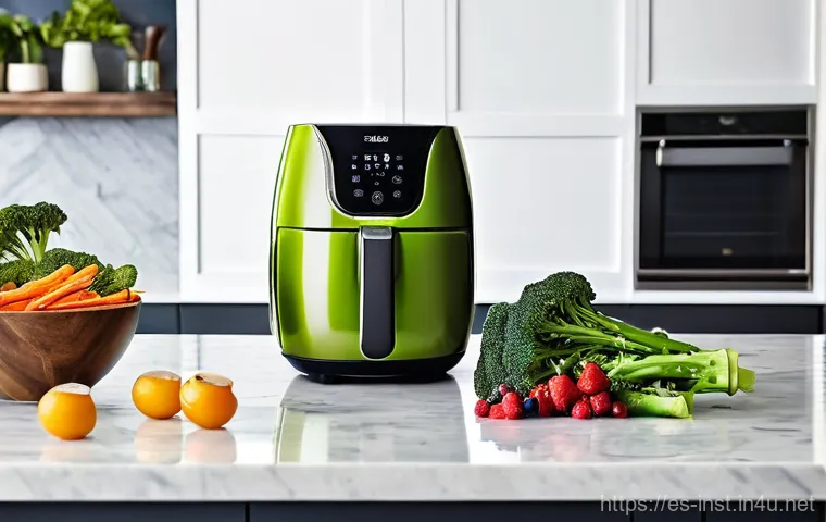 인스턴트 식품 조리법 - **Prompt:** A clean and minimalist kitchen island showcases a collection of freshly prepped, colorfu...